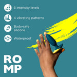 Pow Mint Male Masturbator & Romp Bass Vibrating Anal Plug - Sex Toys For Men Bundle