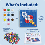 Pixel Art STEM Building Challenge Kit for Kids Ages 5+