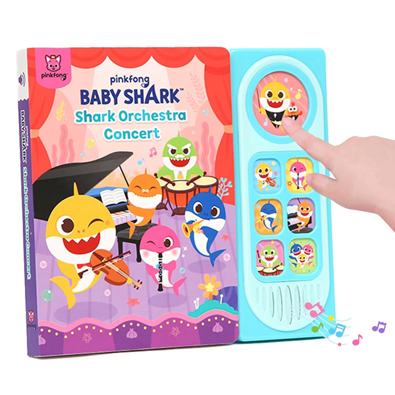 Pinkfong Baby Shark Family Orchestra Concert Sound Book l Baby Shark Toys |