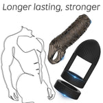 Silicone Testicle Toys Stretcher Reusable Cock Penis Extenders Sleeve Testicle Crusher Cbt Threaded Cock And Ball Torture Ring Penis Stretching Sex Restraints Bdsm Male Chastity Device Longer For Men