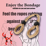 Bondage Sex Rope Soft Rope Sexy Handcuffs Restraints Wrist Cuff For Beginners Adjustable Ankle Cuffs Bondage Gear Bdsm Toys Strap Adult Sex Toys Sm Game For Men Women Couple Slave 4 Pcs