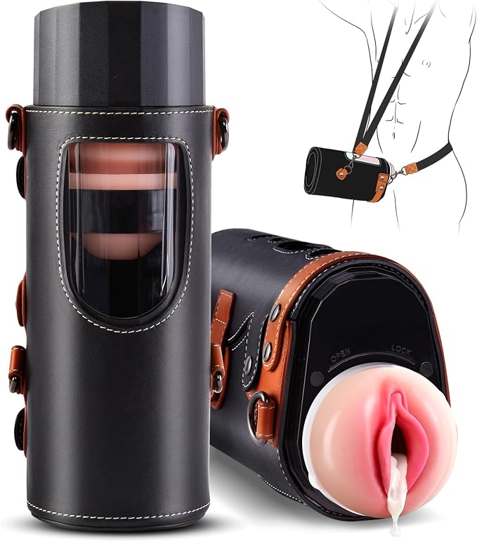 Automatic Male Masturbator Wearable Strap Pocket Pussy 10 Thrust Modes 50dB