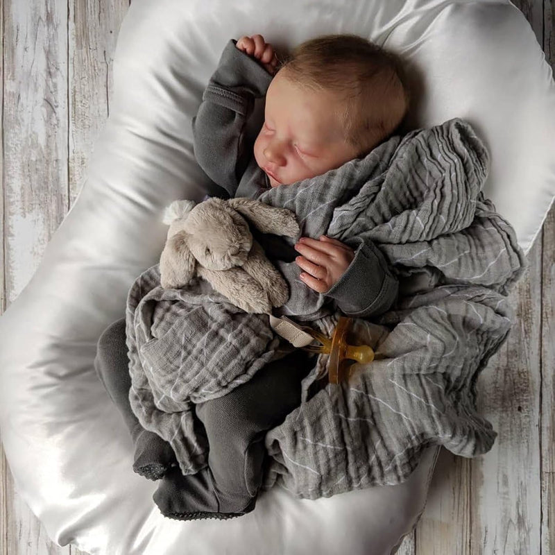 Realistic Reborn Baby Dolls Lifelike Therapy Doll 18 Inch Sleeping Newborn