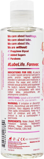 Water-Based Strawberry Lubricant (8oz) – Sugar-Free, for Men, Women & Couples