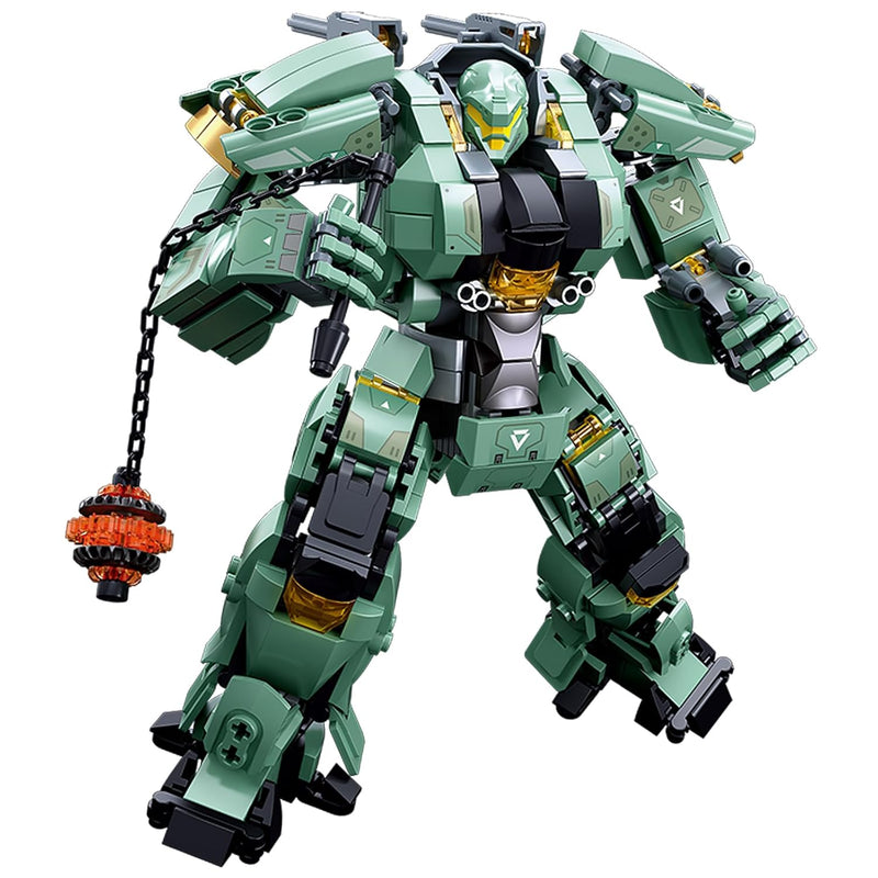 Transforming Mech Robot Building Blocks Set,Destroy Warrior City Action Mec