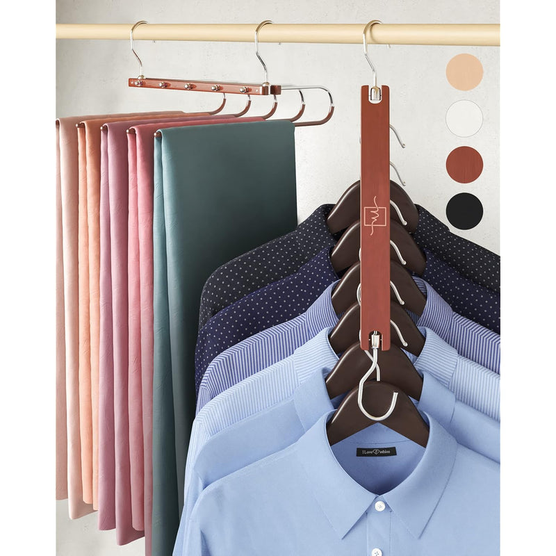 Space Saving Hangers Bundle (Mahogany)
