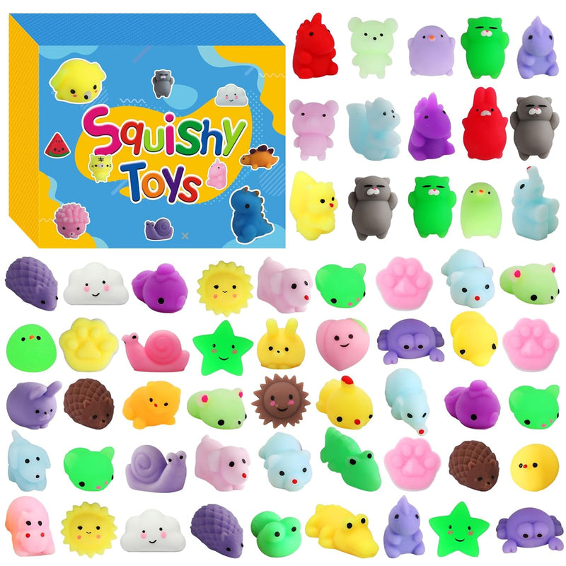 200 Pcs Mochi Squishy Toy, Kawaii Squishies Bulk Party Favors For Kids 4 8 8 1