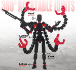 5.5-Inch 3D-Printed Poseable Robot Figure Based on DUMMY 13