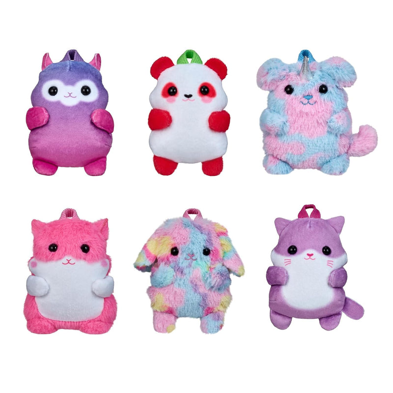 Comes With Only 1 Backpack Plushie Pet Backpacks. Soft, Fluffy, Animal Micr