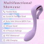 G Spot Vibrator For Women– 10S Fast Climax Finger Vibrators 9 Powerful Vibration Modes Prostate Massager Silent Bullet Clit Nipple Stimulator Waterproof Anal Dildo Adult Sex Toys For Couple