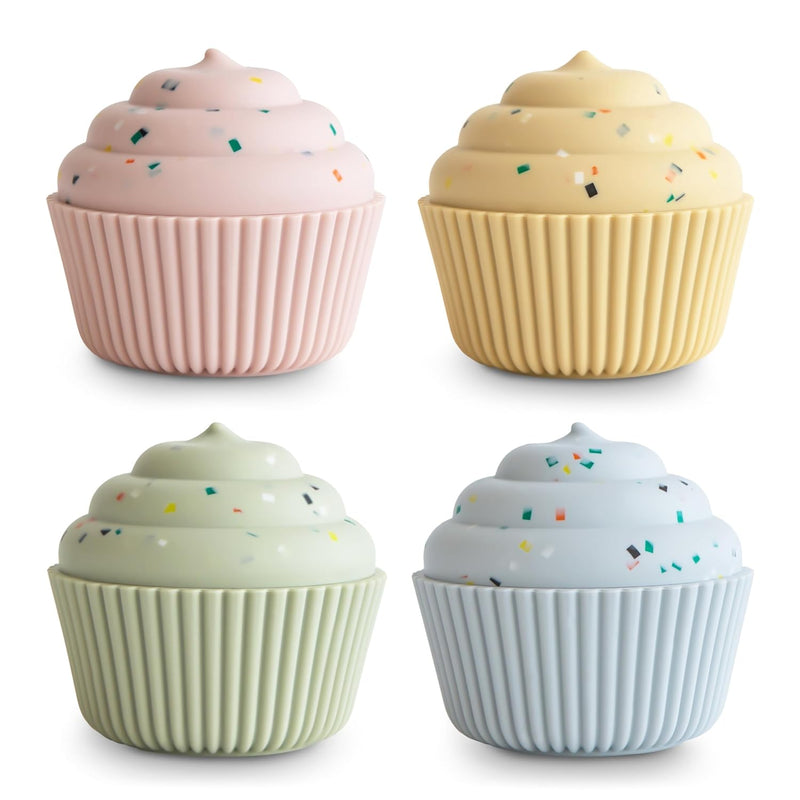Silicone Mix And Match Cupcake Toy 4 Pack Mold Free