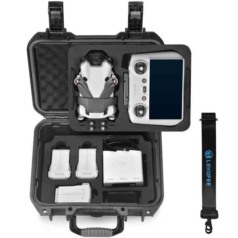 Waterproof Hard Case Compatible With Dji Mini 4 Pro Drone/Dji Rc 2/Dji Rc N2 A