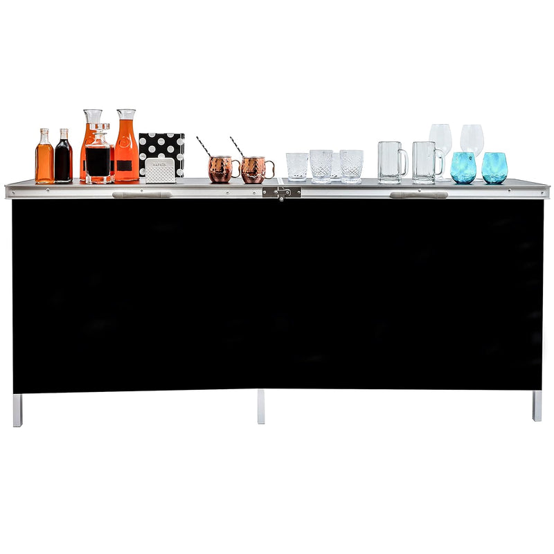 Portable Bar Table, Black