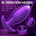 5 PCS Vibrating Butt Plug Set Prostate Massager &amp; 10 Vibration Modes