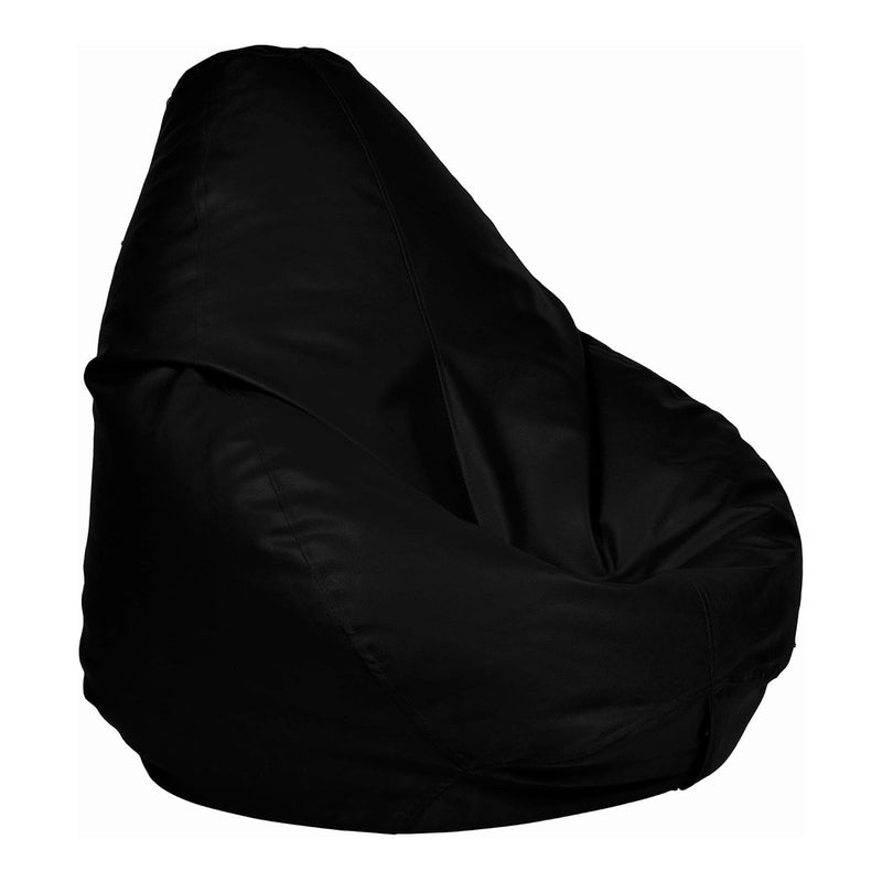 Leather Bean Bag Cover (No Filling), Plush Toys Storage Soft Leatherette, Wate