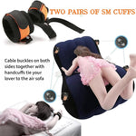 Inflatable Sex Sofa Sex Chair Pvc + Rubber + Nylon Portable Magic Sofa For Deeper Position Support Sex Toy Furniture Pvc Flocking Bed For Adult Travel Exercise Bed Skills