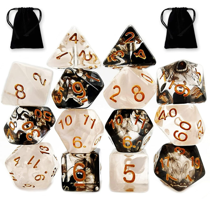 Dnd Dice Set 2 Pack Polyhedral D&D Dice Gorgeous Dice For Dungeons And Dragons