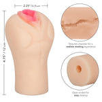 Cheap Thrills The Harlot - Travel Sized Male Masturbator - Silicone Masturbation Sleeve - 4.75-Inch Adult Male Sex Toy - Ivory