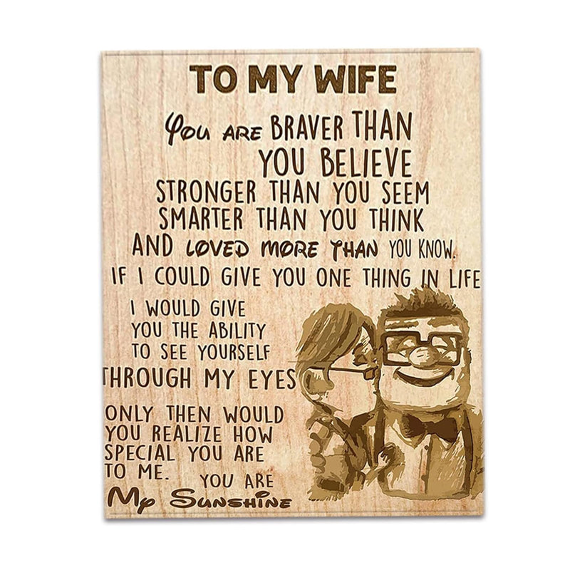 Personalized Flannel Blanket To My Wife Gift From Husband, Ultra Soft Flannel