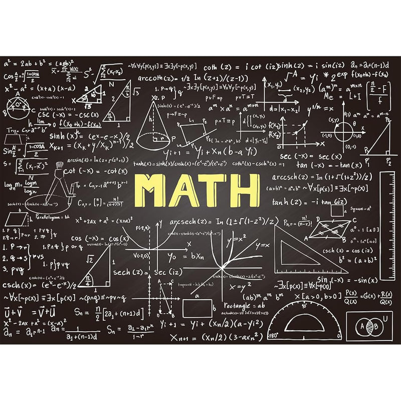Puzzle Math 1000 Pieces Black Board Puzzle Hard Unique Black And White Puzz