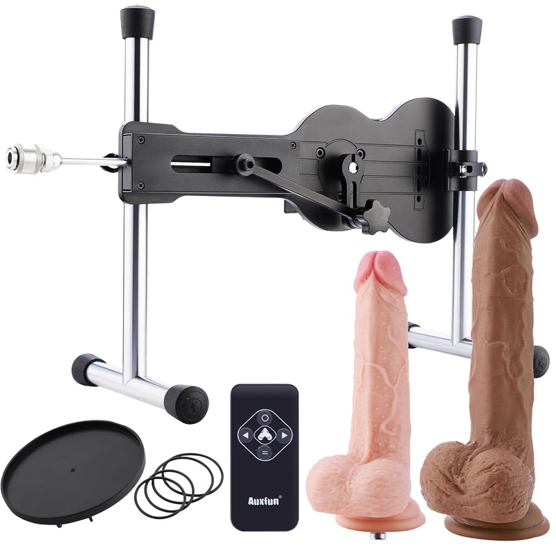 Sex Machine Dildo Machine Realistic Dildo, Premium Fuck Machine With Consoladores Remote Control,Sexual Pleasure Tools For Women/Men With 3.5 Inch Suction Cup Dildo