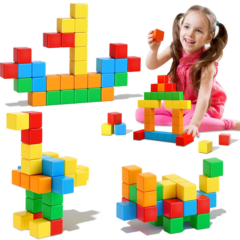 Magnetic Blocks For Toddlers 3 4 5 6 7 8 Year Old Boys Girls Magnetic Build