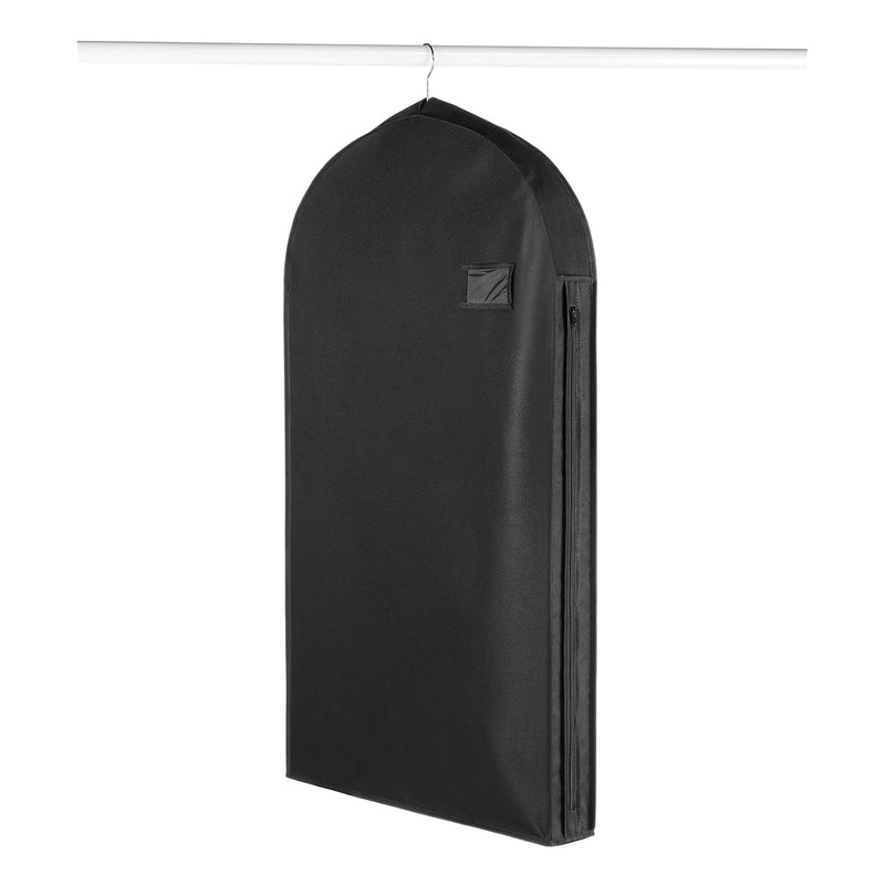 Deluxe Zippered Suit Bag, Black