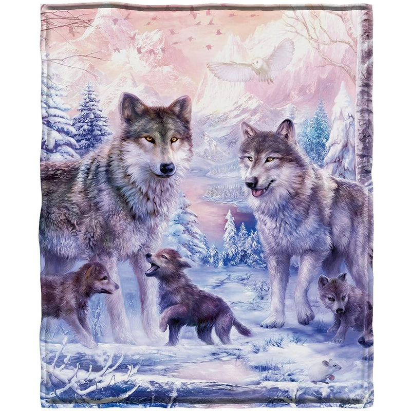 Blankets And Throws - Fleece Blanket Decorative For Adults And Kids Design Pre