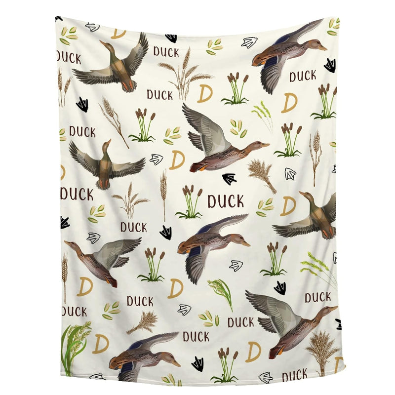 Mallard Duck Throw Blanket Ultra Soft Cozy Duck Animal Blankets For Women Men