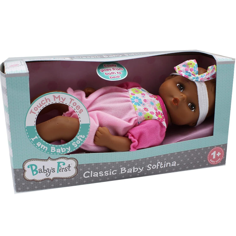 Doll Classic Softina Jumper African American, Machine Washable, Lifelike Fe