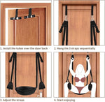 Adjustable Door Swing with Padded Seat & Support Straps for Couples