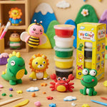 Air Dry Clay Kit 5 Packs Modeling Clay Animals Kit for Kids