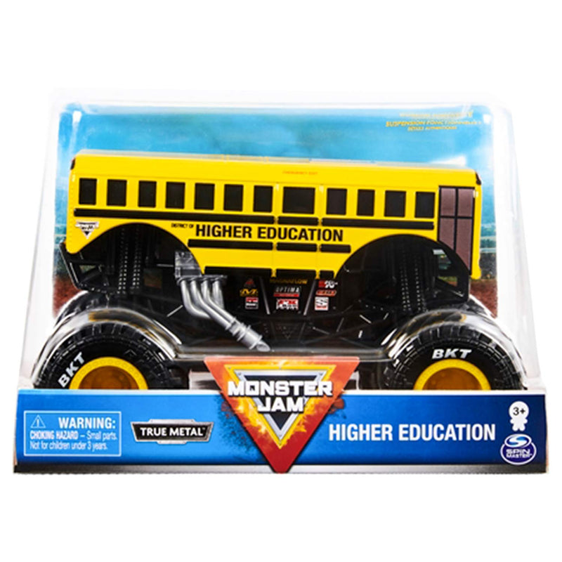 Monster Jam, Official Higher Education Monster Truck, Die-Cast Vehicle, 1:2