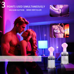Premium Extended Pussy Pump With 2 Nipple Suckers Set, Clitoral Pump Bdsm Erotica Vagina Pump Female Couple'S Sexual Pleasure Tool, Nipple Sucking Toy With 4 Power Suckers, Adult Sex Toy Set
