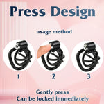 Chastity Lock Bird Cage Chastity Device Sm Men Beginner Cage Adult Game Sex Toys Cock Cage Penis Cage Sissy Inverted Chastity Rooster Cage To Prevent Erection Bondage For Lovers