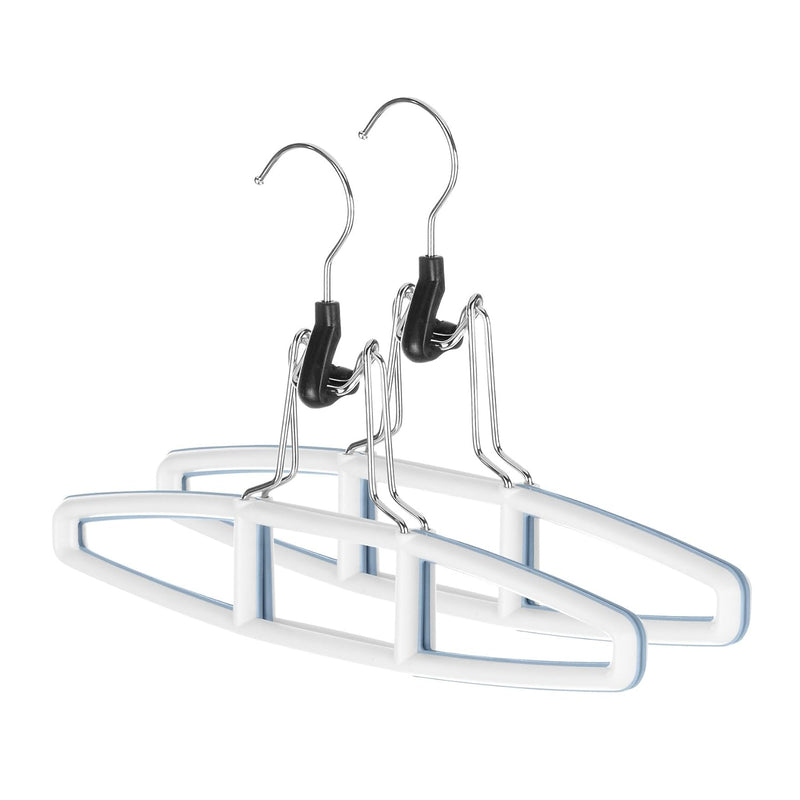 Sure-Grip Hanger Collection Slack Hangers, Set Of 2 White
