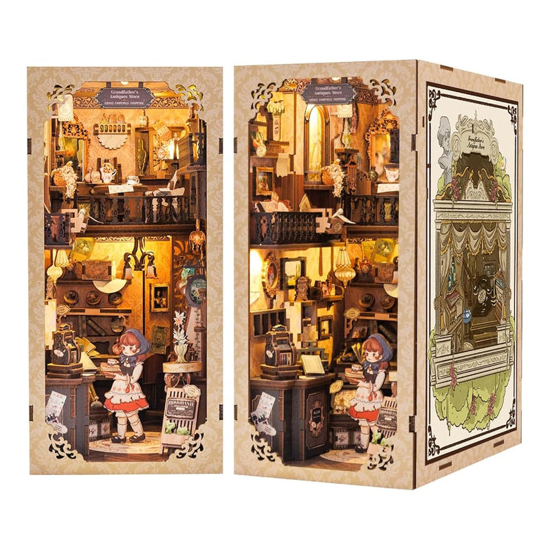 Diy Book Nook Kit For Girls, Teens And Adults, Diy Dollhouse Miniature Hous