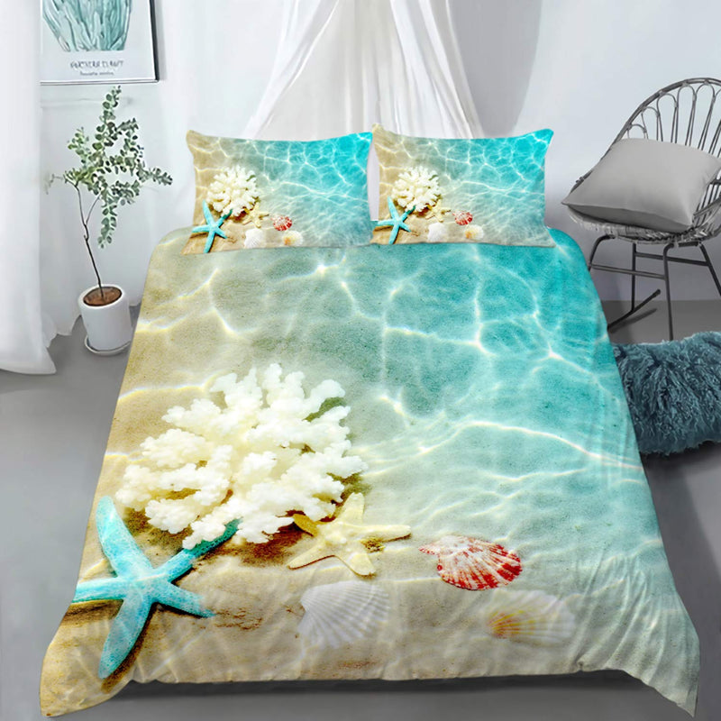 Ocean Themed Duvet Cover Set, Beach Theme Kids' Bedding Sets & Collections Ful