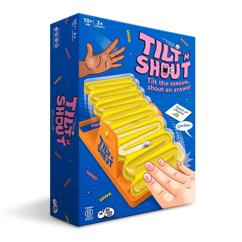 Tilt 'N' Shout: A Speedy Family Board Game For Adults And Kids, Best New Bo