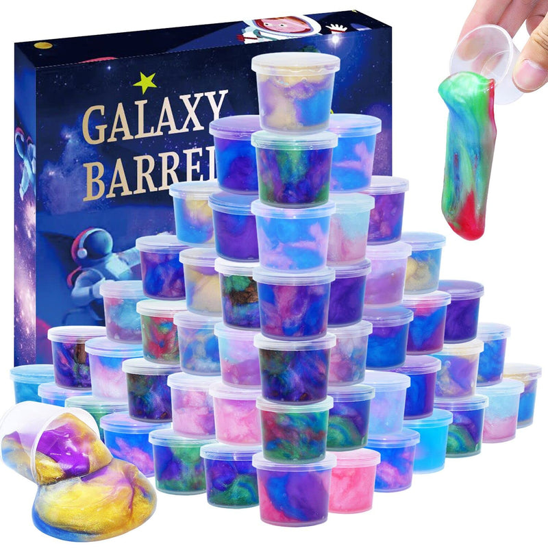 64 Packs Galaxy Putty Slime, Party Favor For Kids Girls & Boys, Adults, Non St