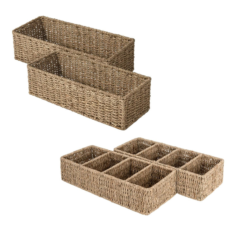 Seagrass Woven Storage Baskets