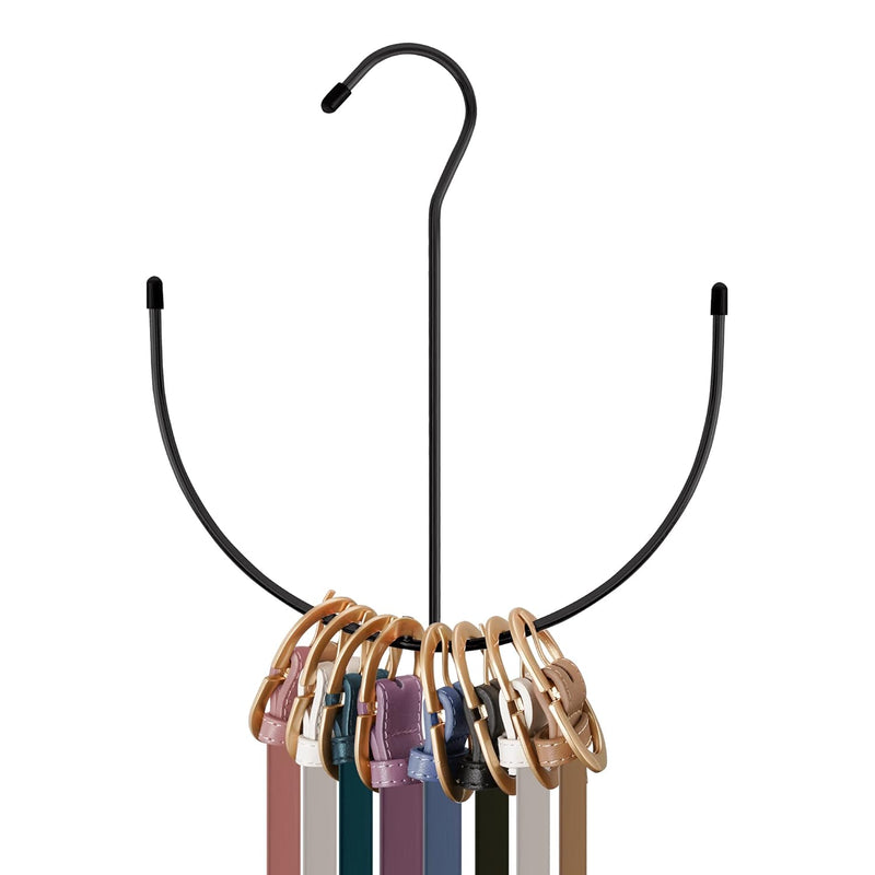 Belt Hangers, Belt Rack Black Closet Accessories Organizers, Closet Organizer Ho