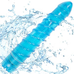 Textured Waterproof Vibrator - Swirl Rippled Texture For Clit And G Spot Stimulation - Multi-Speed Powerful Sex Toy
