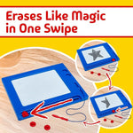Magnetic Drawing Board for Kids with Magic Pen and Stamps
