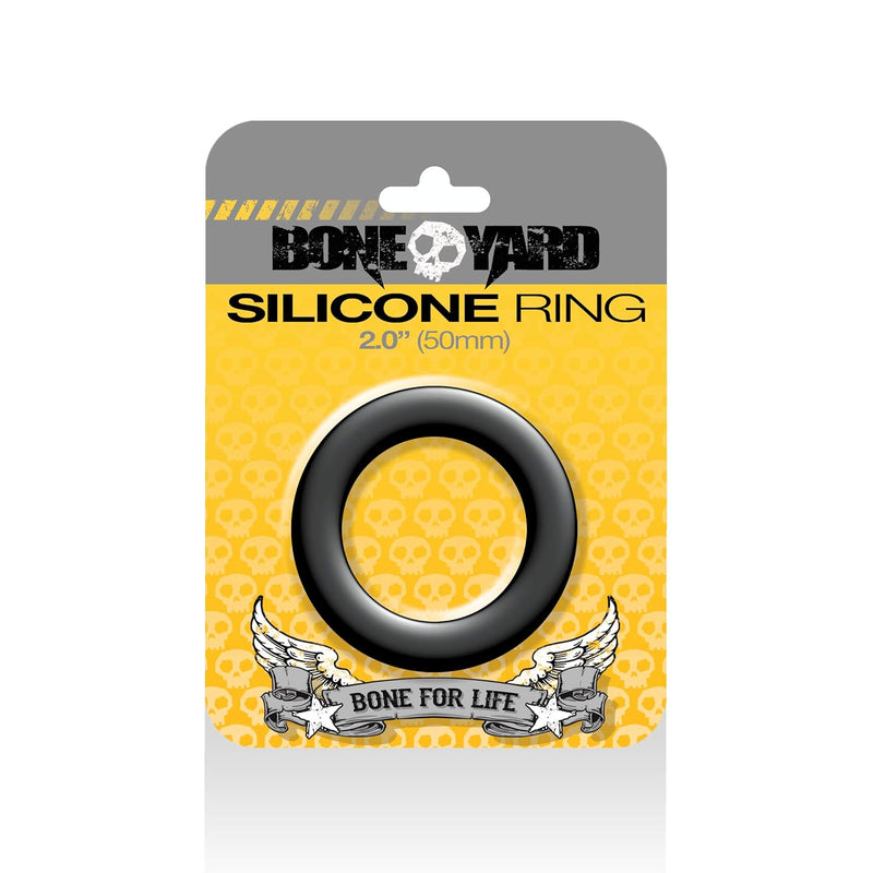 Boneyard Silicone Ring 50Mm Black