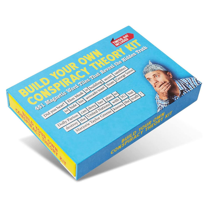 Build Your Own Conspiracy Theory Kit Funny Fridge Magnet Word Games For Adu