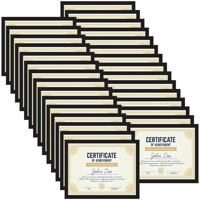 30 Packs 8.5 X 11 Picture Frame Bulk, 8.5 By 11 Certificate Frame Document Fra