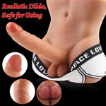 Brown Male Sex Doll - Realistic 8" Flexible Dildo for Unisex Pleasure