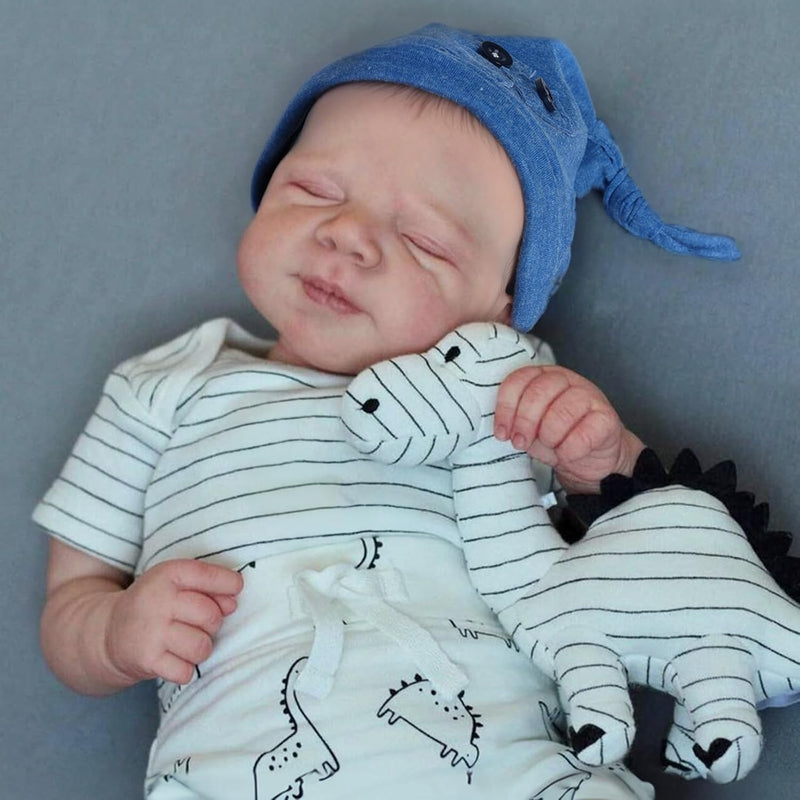Realistic Reborn Baby Dolls Boy 18 Inch Newborn Baby Dolls With Soft Cloth