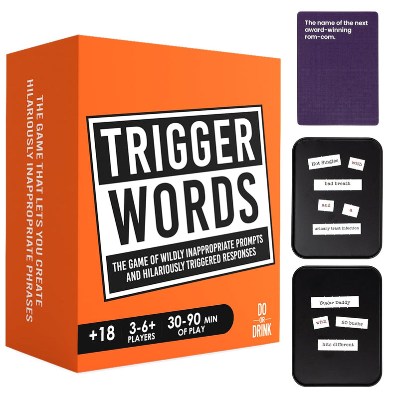 Trigger Words Magnet Game With Hilarious Prompts And Ridiculous Responses W